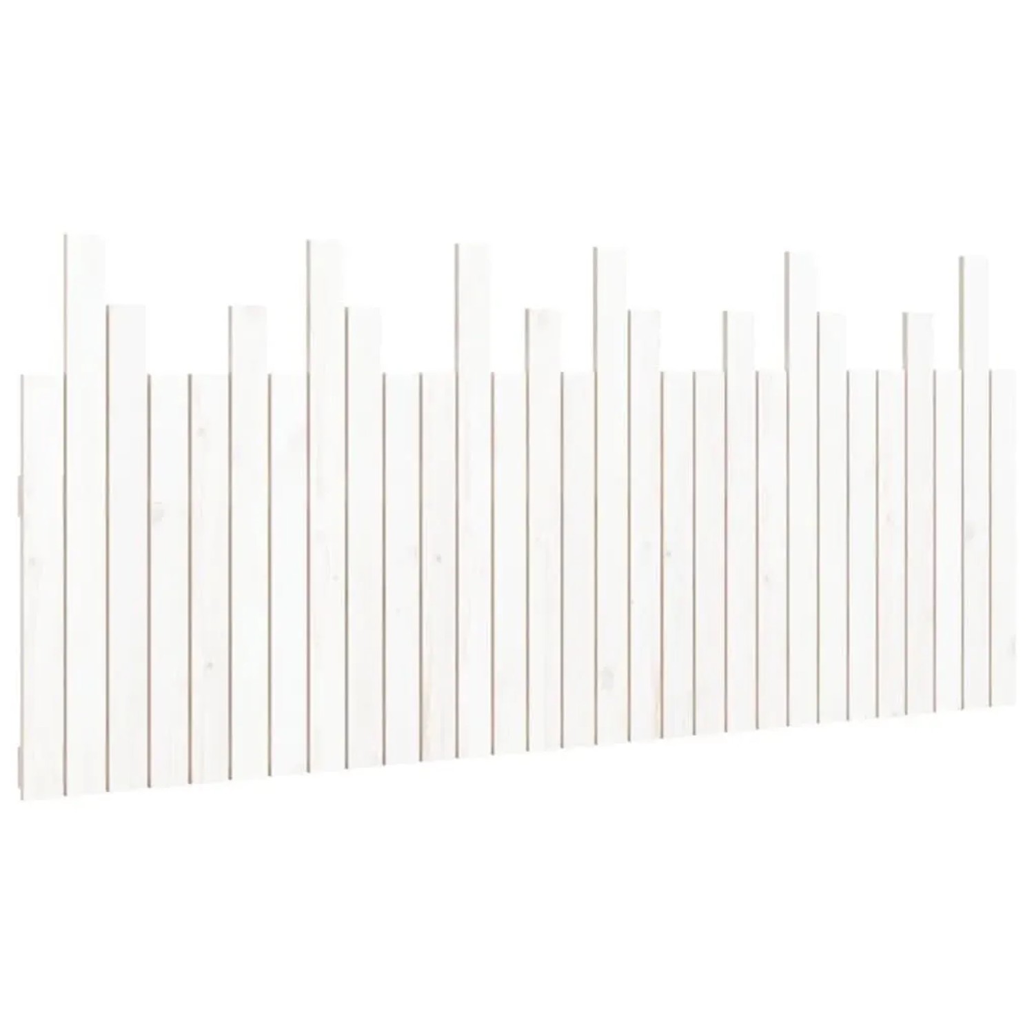 vidaXL Wand-Kopfteil Weiß 185x3x80 cm Massivholz Kiefer 824814