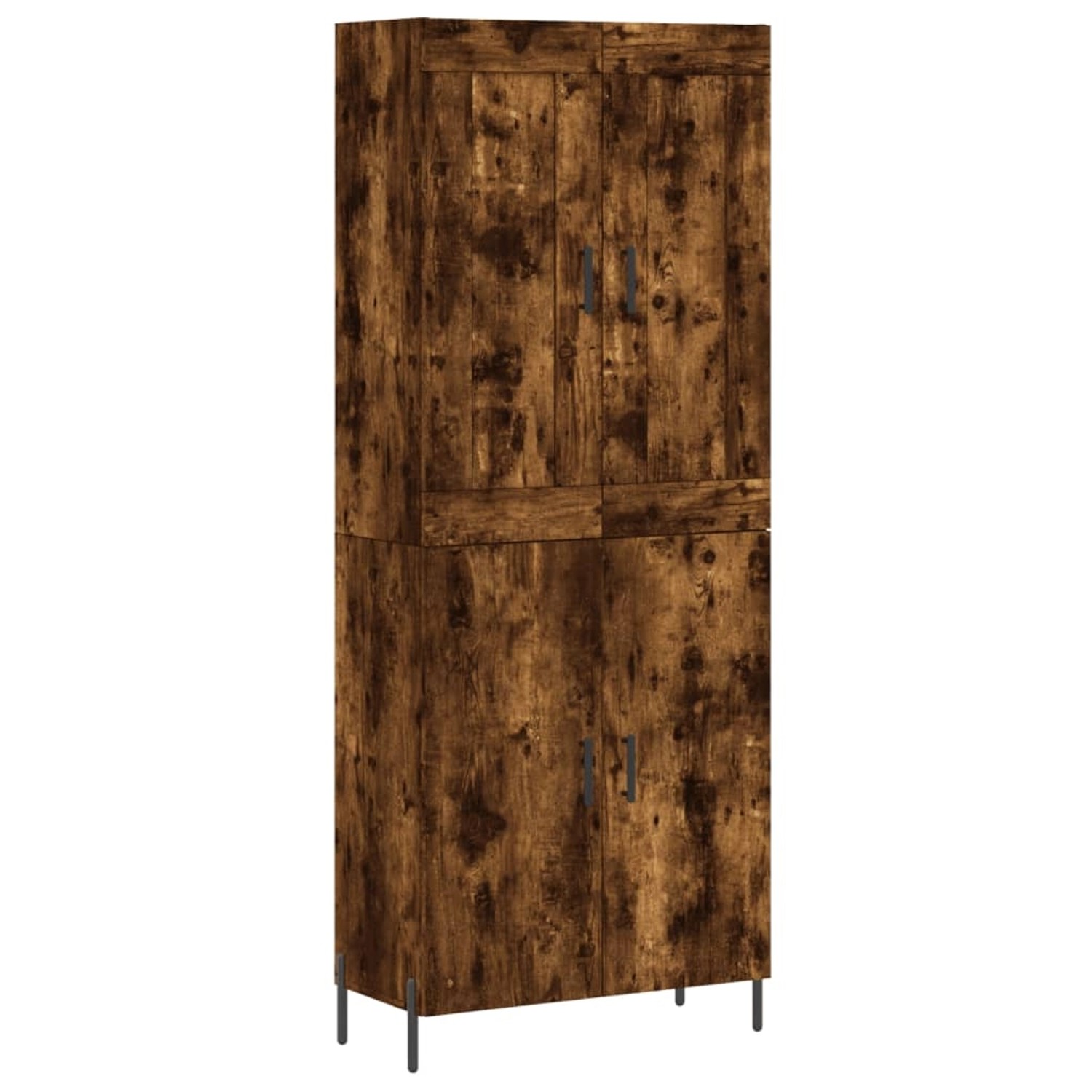 vidaXL Highboard Räuchereiche 69,5x34x180 cm Holzwerkstoff 3199566 günstig online kaufen