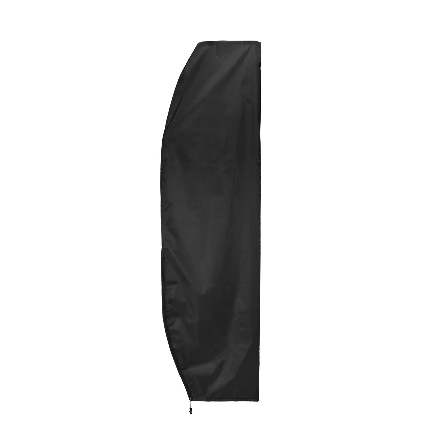 Relaxdays Sonnenschirm Schutzhülle 210D Oxfordgewebe Schwarz Wasserdicht Wetterfest UV-beständig Reißfest 260 cm x 74 cm x 51 cm 340 g