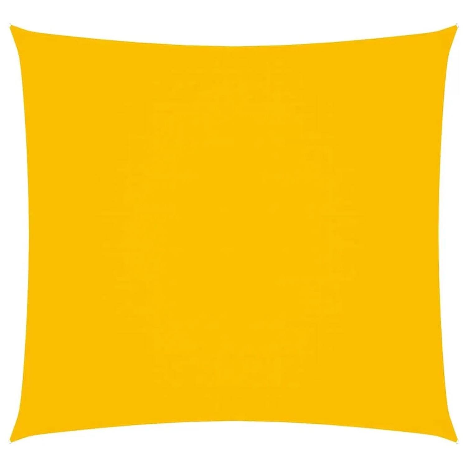 Furnicato Sonnensegel Oxford Gewebe Quadratisch 6x6 M Gelb