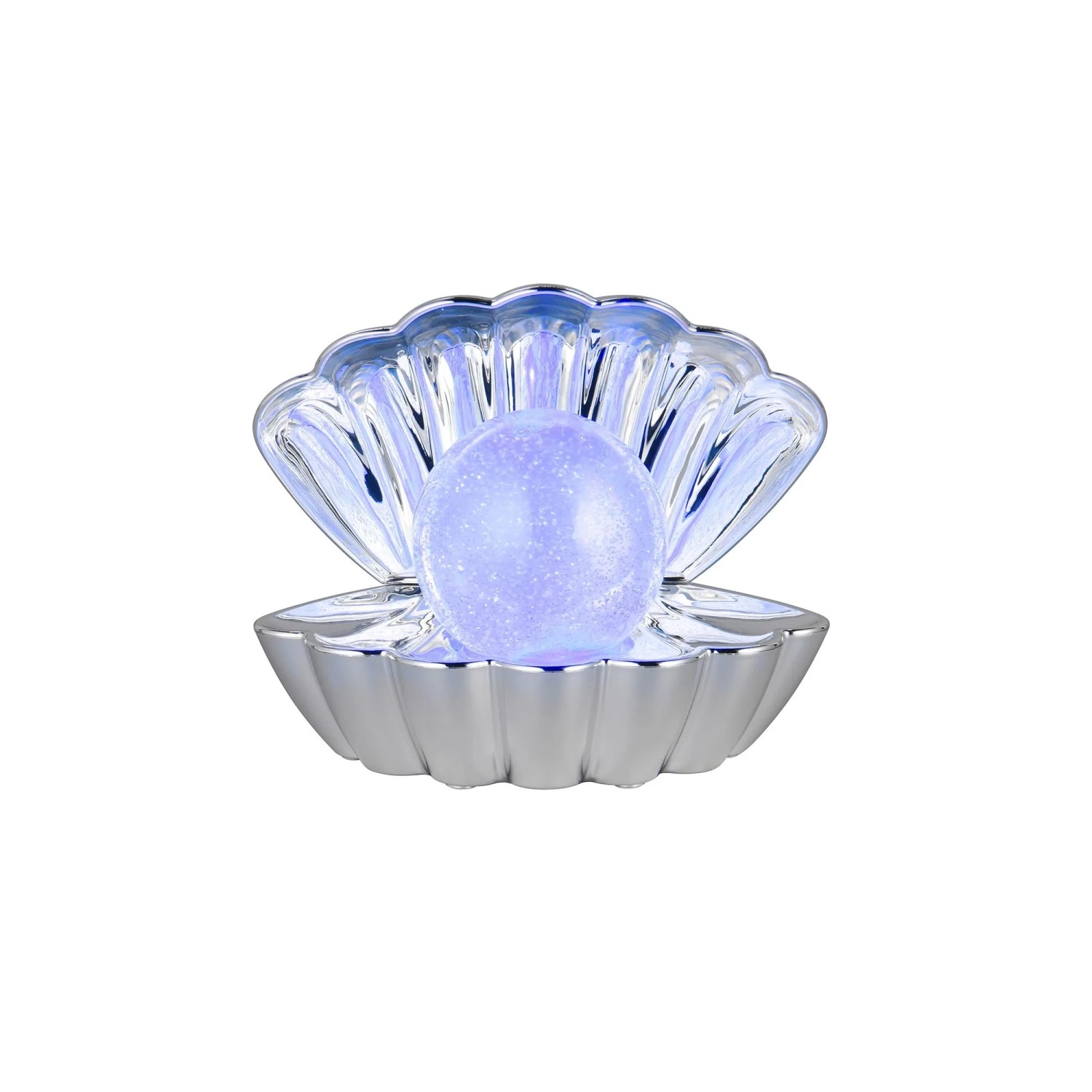 Reality LED Tischleuchte Shelly in Muschelform mit RGB Farbwechsel.