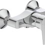 Ideal Standard Esla Brausearmatur Aufputz, Chrom, mit Heißwassertemperaturbegrenzer.