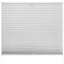 Hellgraues Tageslicht-Spannplissee Valeria 75x130 cm für Fenster, dekorativer Sichtschutz.