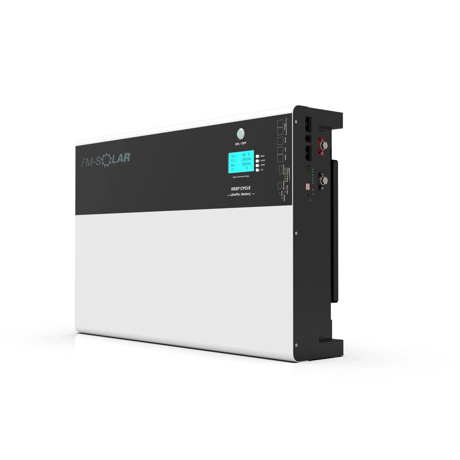 FM-SOLAR 40 kWh Speicher PV Akku Wandmontage 51,2V 800Ah LiFePO4 Lithium