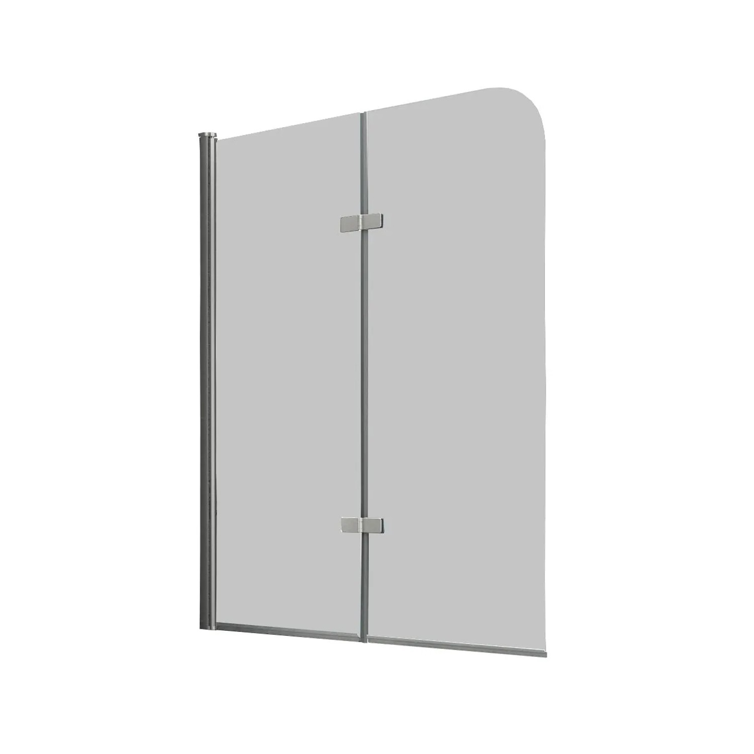 Glasdeals Badewannenaufsatz Duschtrennwand BREASE 120 x 140 cm – 3508