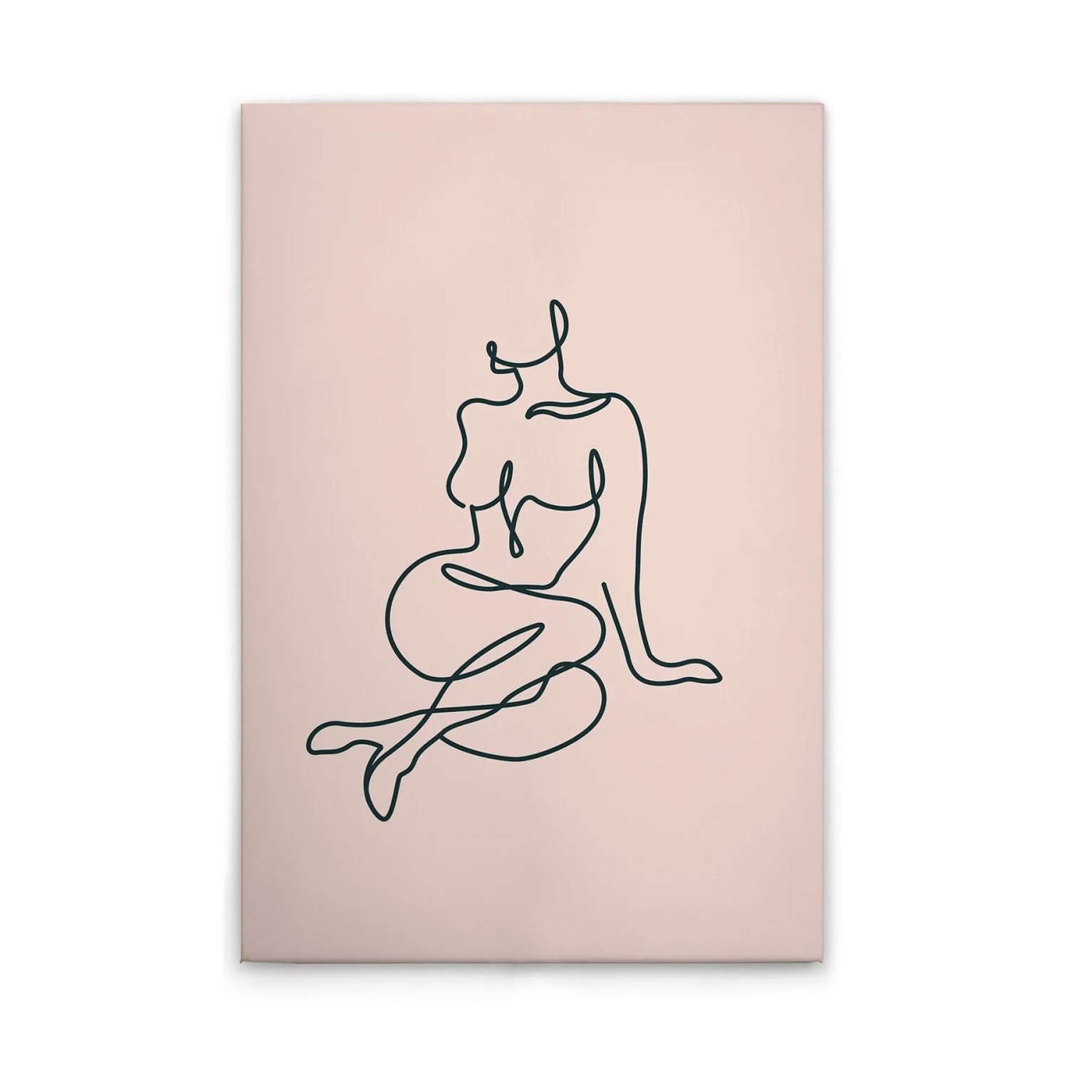 Tadessi Leinwandbild - M1-No.51712 - Silhouetten Oneliner - 80 x 120 cm - Querformat