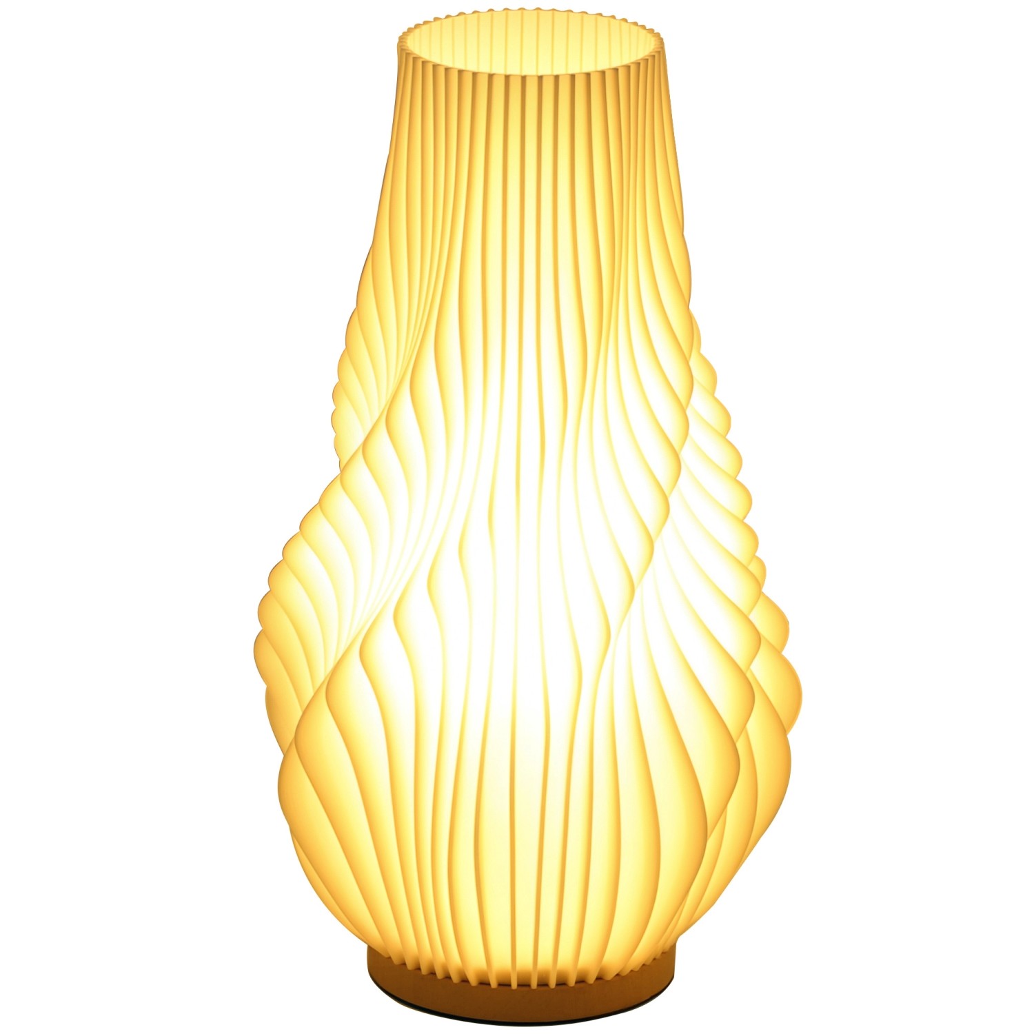 HOMCOM Tischlampe LED Dimmbar Smart Tischleuchte Leselampe mit 3D-Druck günstig online kaufen