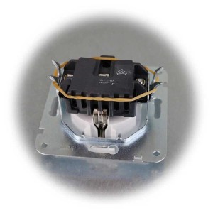 ChiliTec MILOS Schutzkontakt Steckdose Weiß Matt ohne Rahme