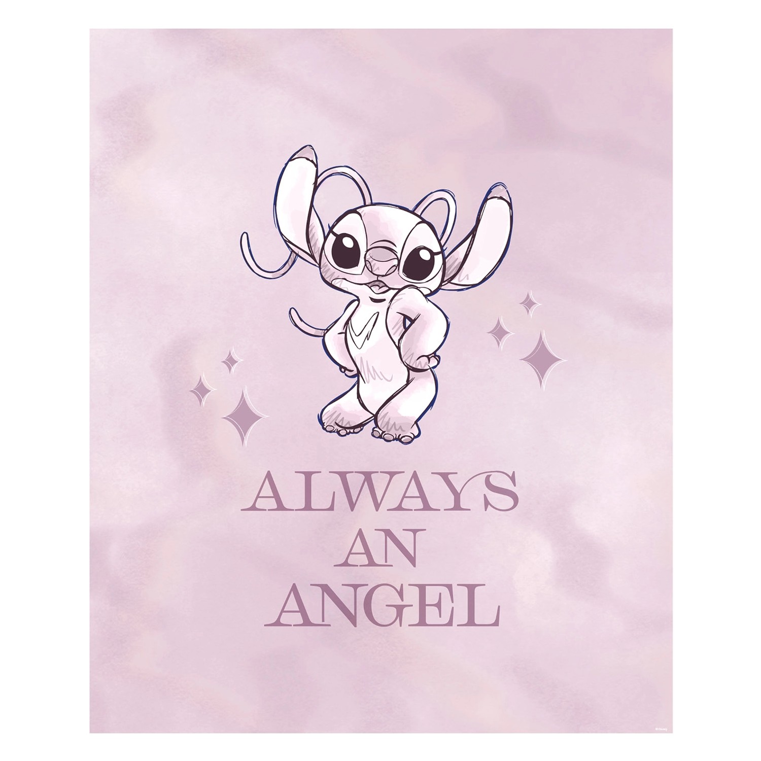 Komar Wandbild Stitch Always an Angel 40 cm x 50 cm günstig online kaufen