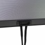 Detailaufnahme: Sunjoy Rollo für Matterhorn Pergola, Textilgewebe mit Griff zur Höhenverstellung.