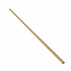 Paneel-Abschlussleiste Eiche, braunes MDF, 6,5x240cm, für den perfekten Paneel-Abschluss.