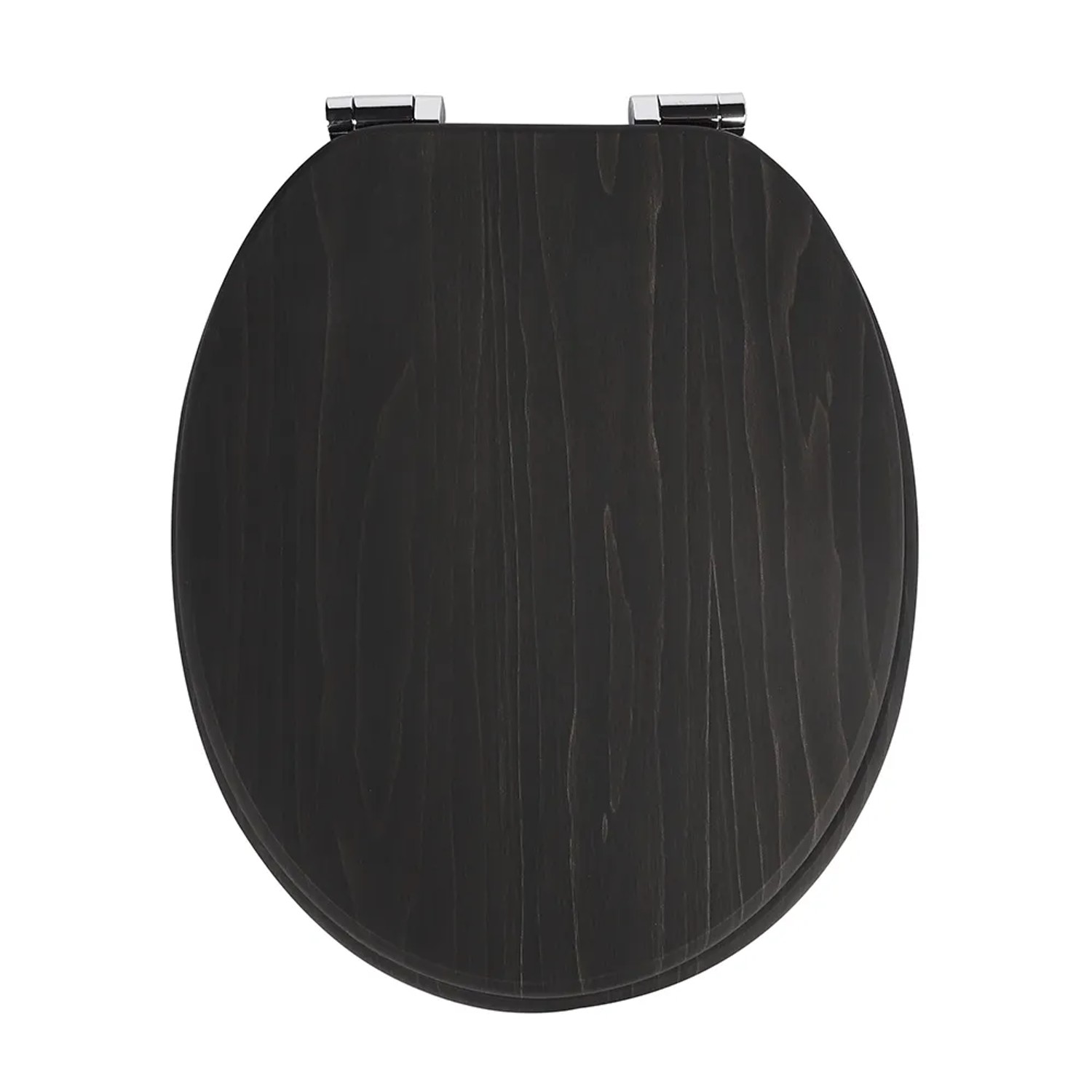 Sinobath WC-Sitz Oval mit Absenkautomatik Dunkelbraun Holzoptik