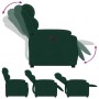 vidaXL Relaxsessel mit Aufstehhilfe Elektrisch Dunkelgrün Samt 3205116_7
