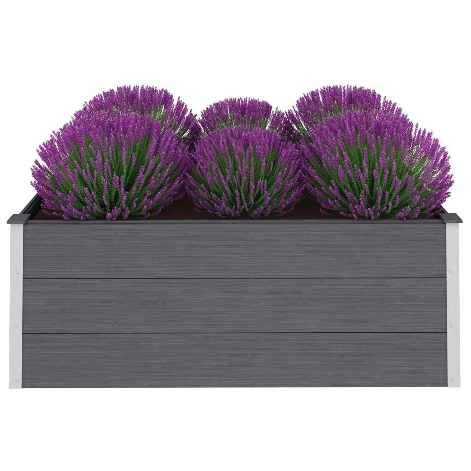 Thumbnail - furnicato Garten-Hochbeet WPC 150 x 100 x 54 cm Grau