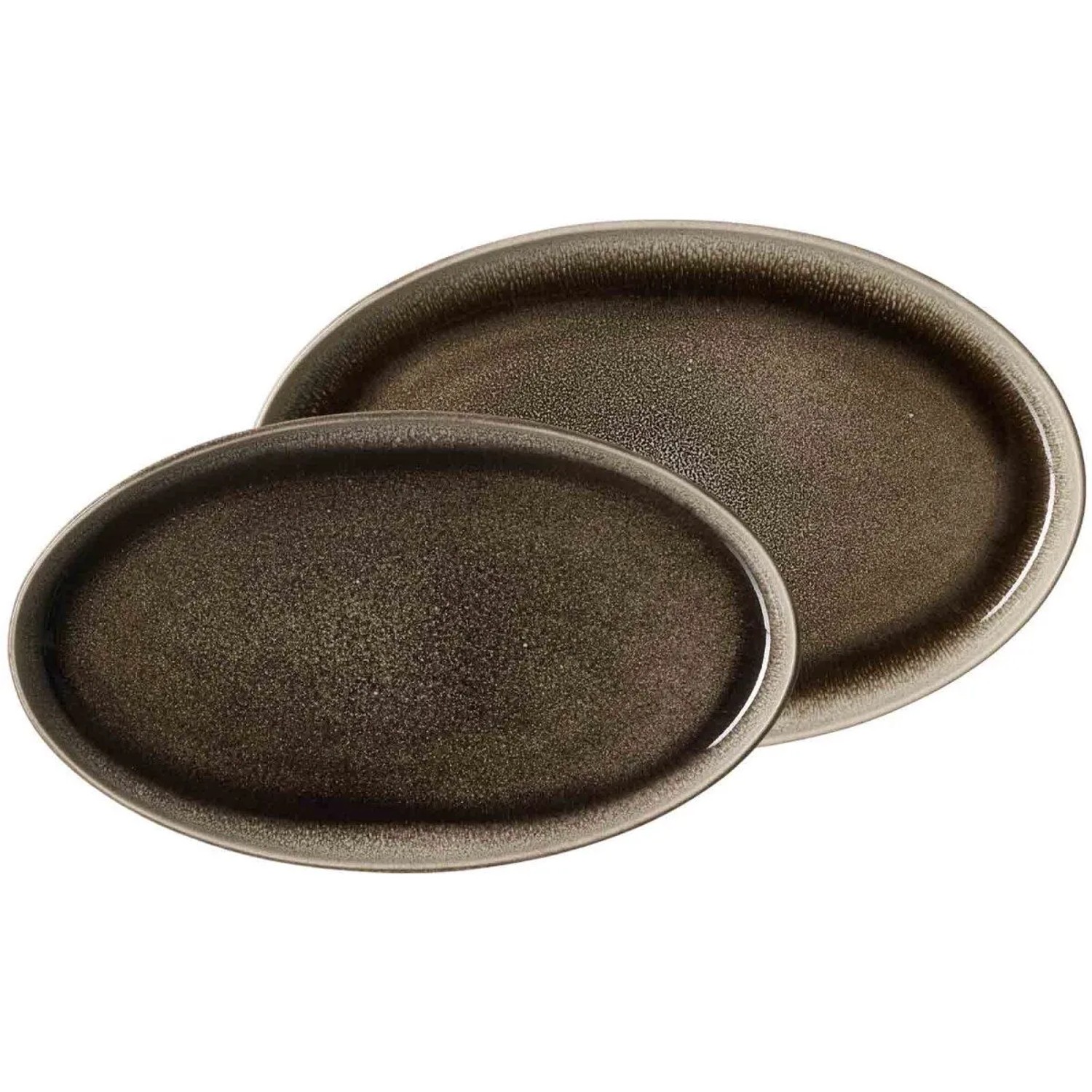 Ritzenhoff & Breker Eda Servierplattenset 2-teilig Umbra