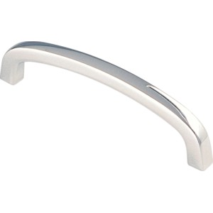 Glänzender Chrom Möbelgriff 914, Metallgriff für Schränke und Schubladen.