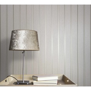 Marburg Vliestapete Villa Romana 53, Streifen in Grau-Beige. Dekorative Tapete mit feiner Struktur.