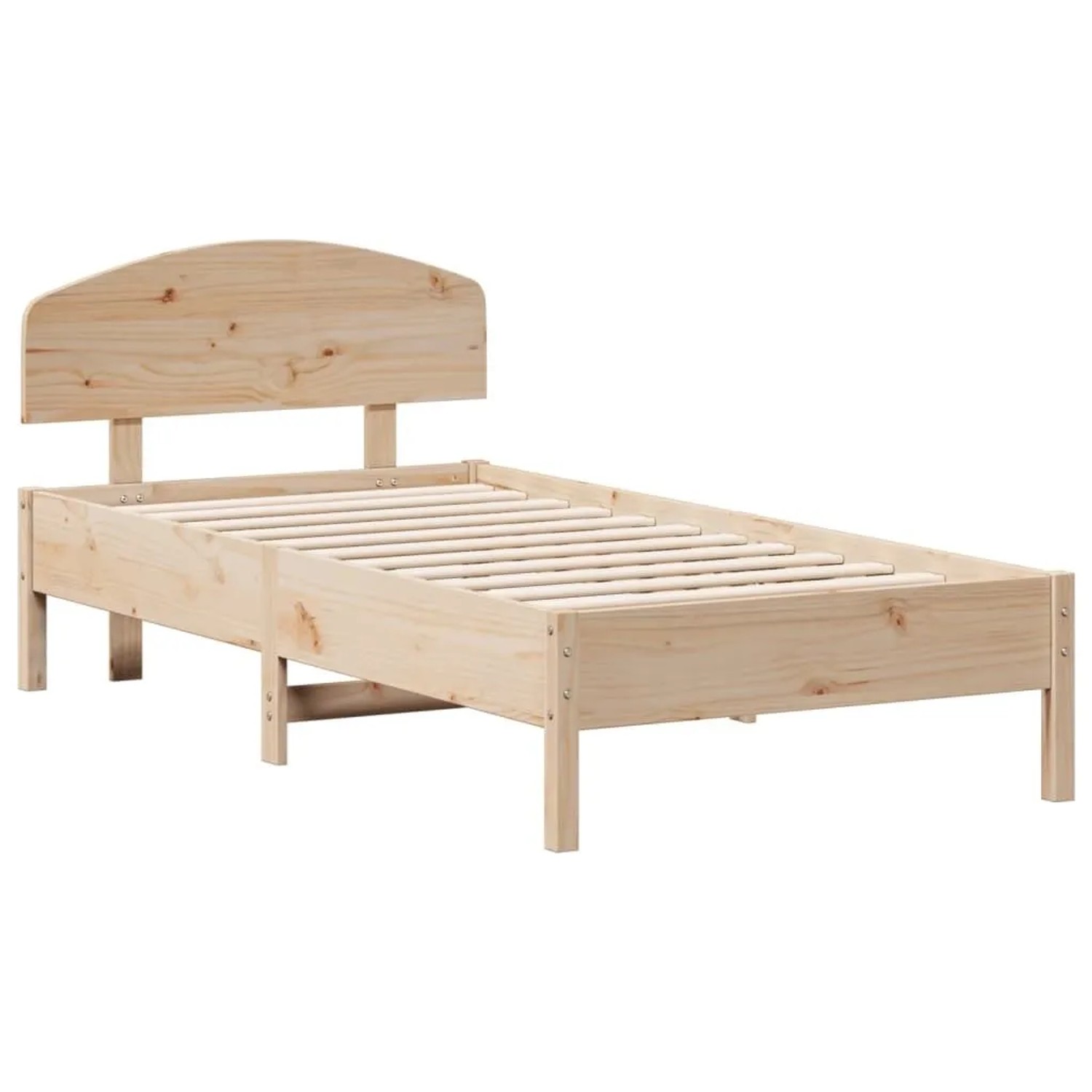 vidaXL Massivholzbett ohne Matratze 75x190 cm Kiefernholz 3207241 günstig online kaufen