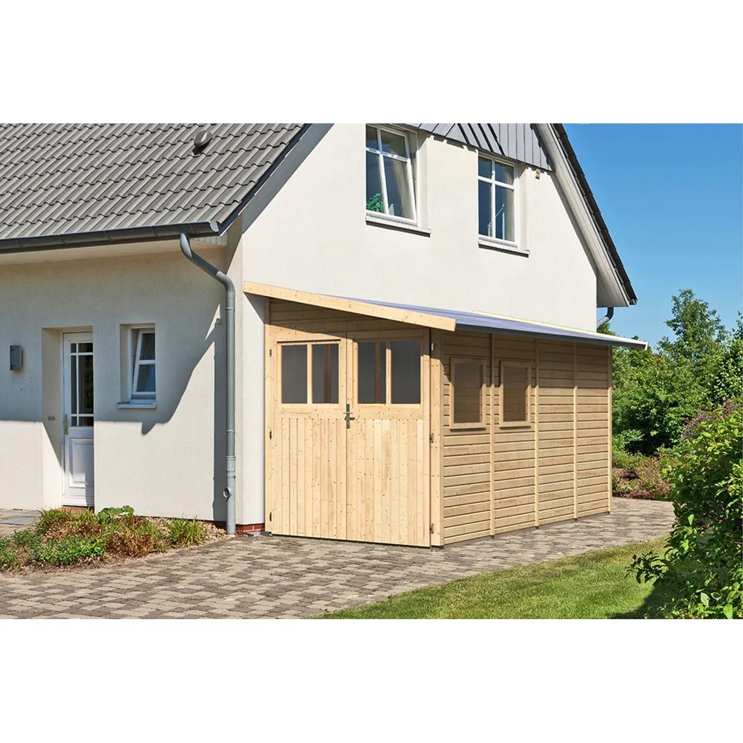 Karibu Gartenhaus Wandlitz 4 (BxT: 181 x 355 cm)