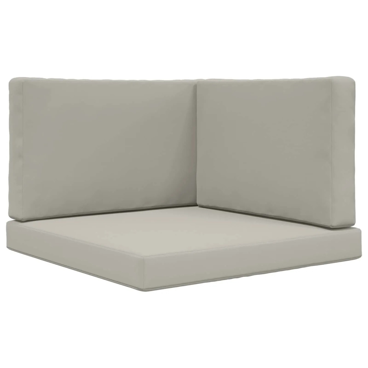 vidaXL Sofakissen für Draußen 3-Tlg Grau Polyester 900864