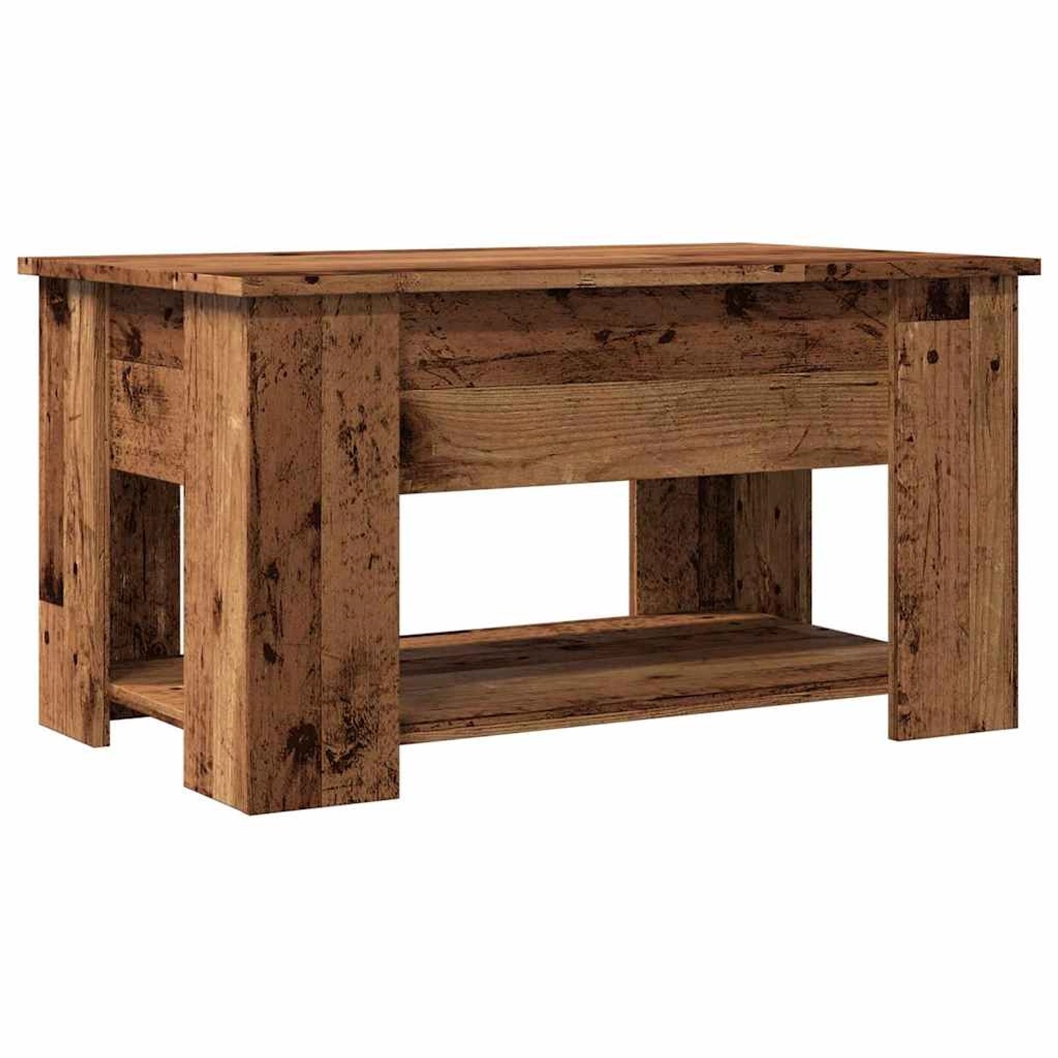 vidaXL Couchtisch Altholz-Optik 79x49x41 cm Holzwerkstoff 856928