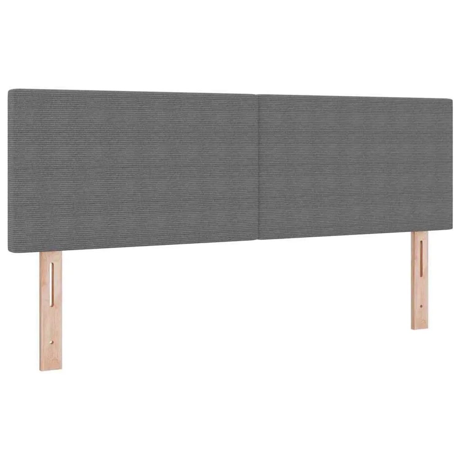 vidaXL Kopfteil mit Kopfteil Hellgrau 160 cm Kunstleder 42007057