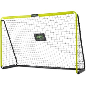 EXIT Tempo Fußballtor, 240x160cm, Stahl, grün/schwarz. Robustes Tor für Garten oder Bolzplatz.