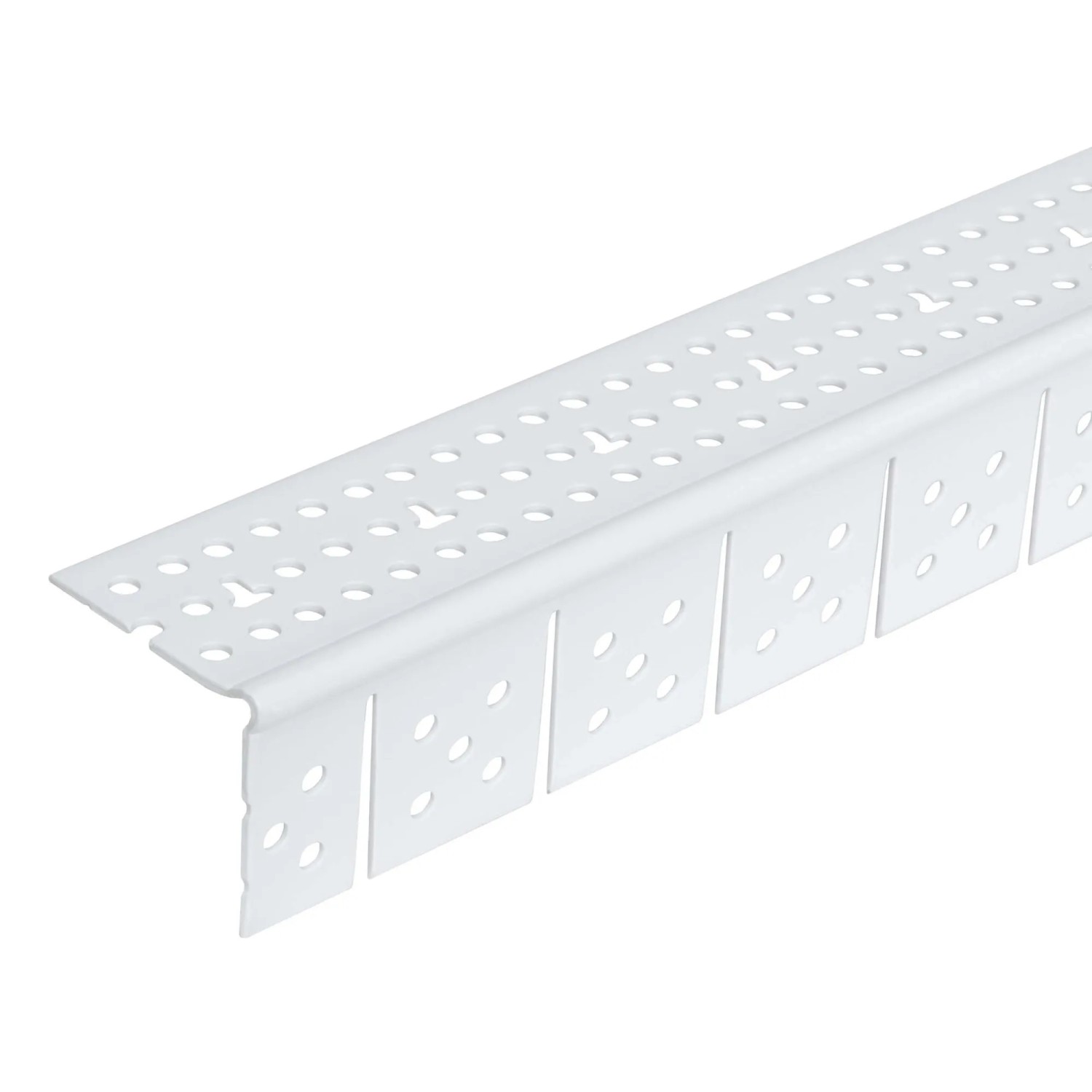 Protektor Kantenprofil 3767 Trockenbau Hart-PVC Weiß 300 cm für Runde Gipskartonkanten