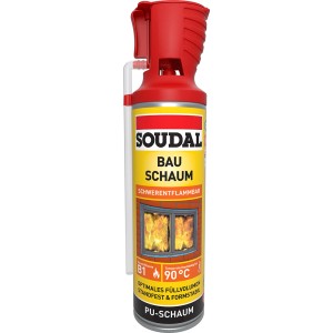 Soudal Bauschaum B1 500ml mit GeniusGun für Dämmung und Isolierung.