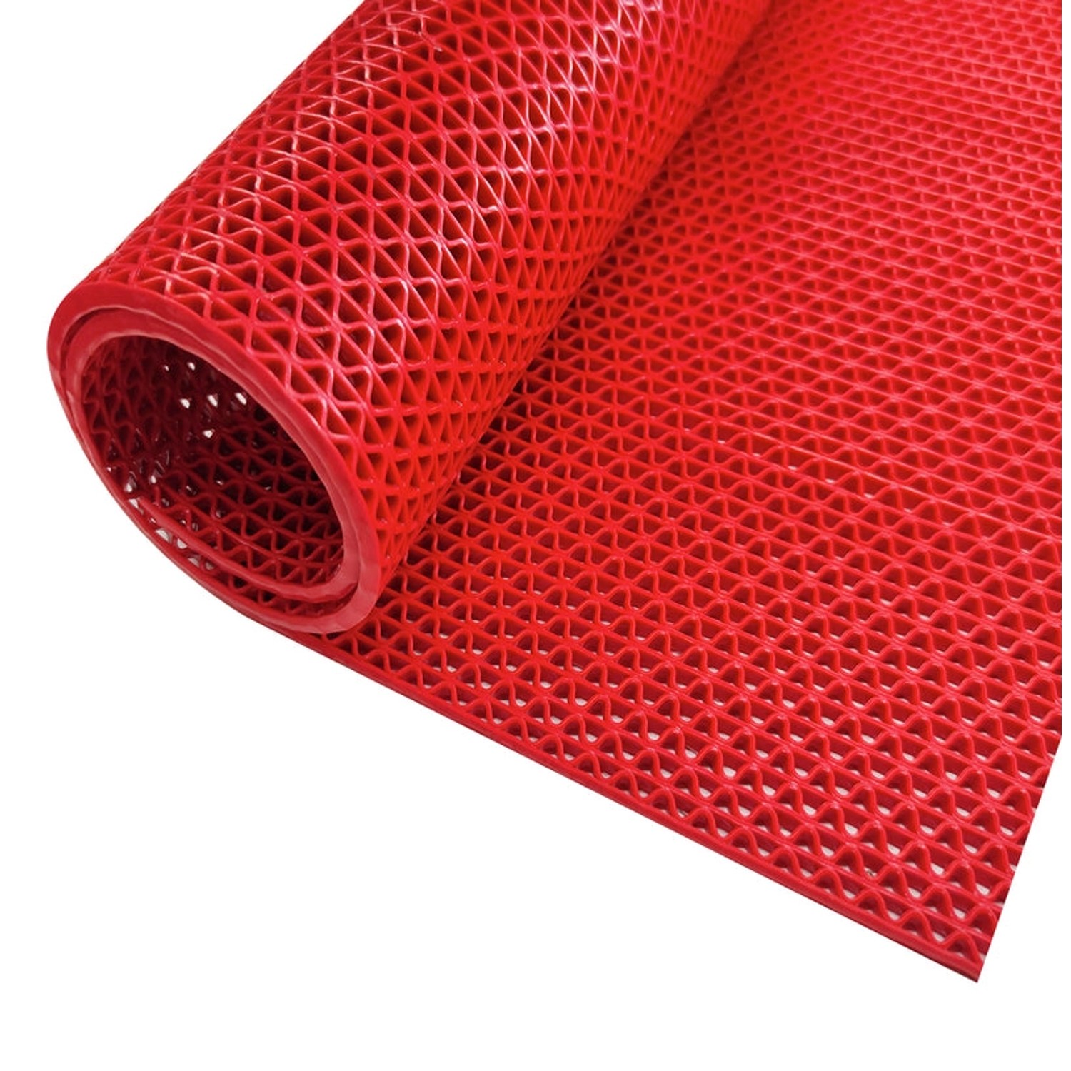 KARAT Antirutschmatte Z-Mat Bodenmatte Nach Maß Für Nasszonen Rot 120 x 1200 cm
