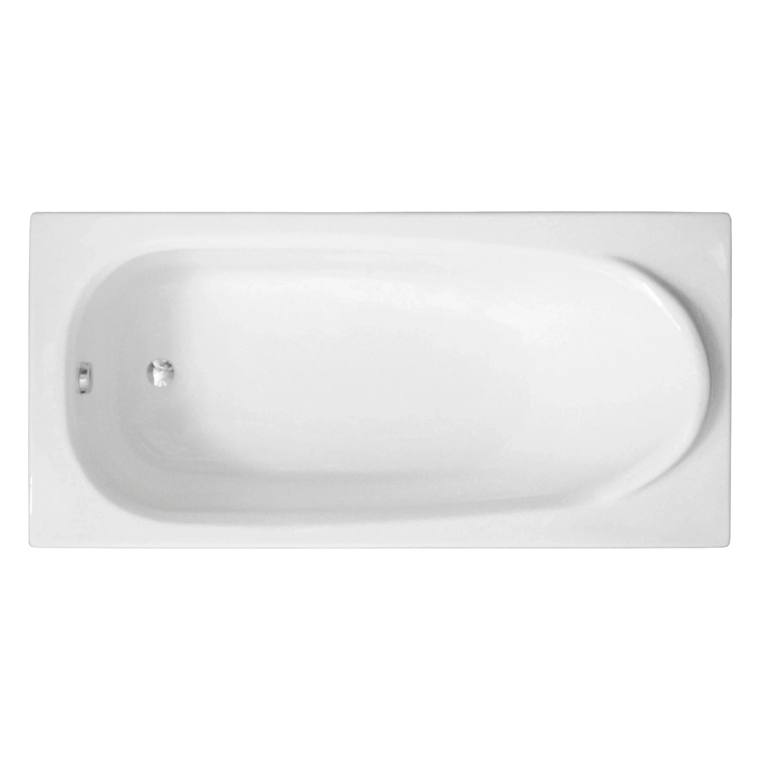 Bad Land Badewanne Rechteck MEDIUM 160x75 Ablauf Füße