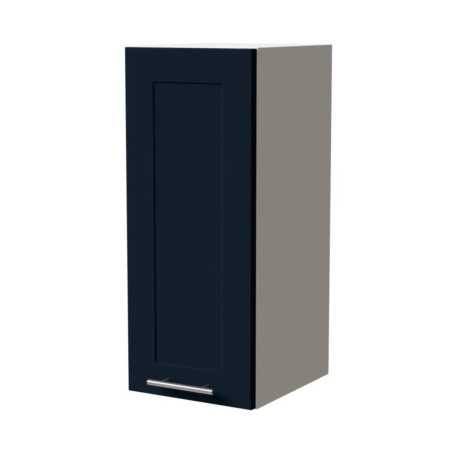 Feldmann-Wohnen Hängeschrank Oslo W2/30 Weiß / Indigo Matt 30 / 32,5 / 72cm