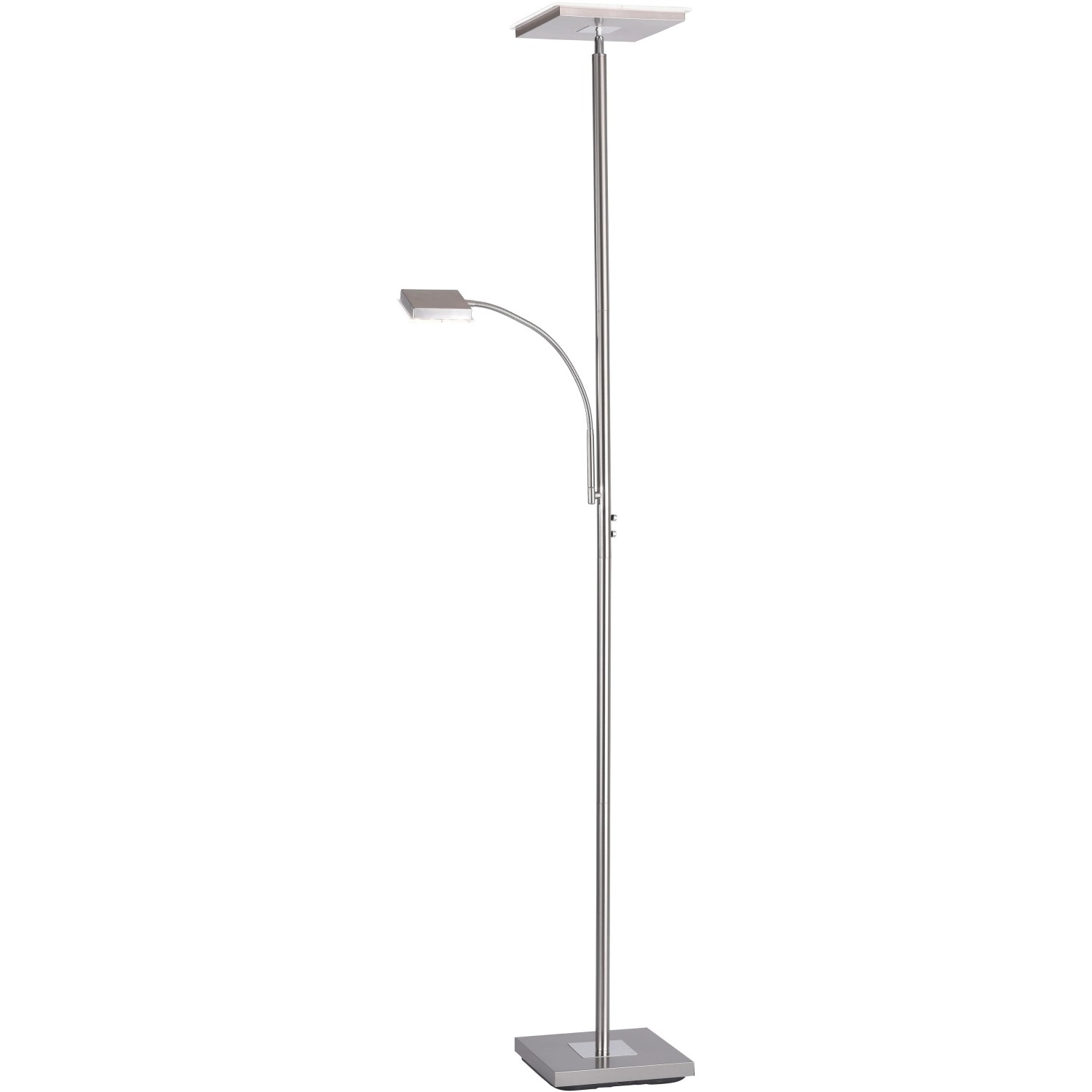 Just Light. LED-Stehleuchte Hans Stahl H: 183 - 190 cm günstig online kaufen