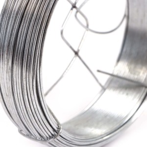 Wiltec Gartendraht, 50m Wickeldraht aus verzinktem Stahl, 1,1mm Durchmesser.