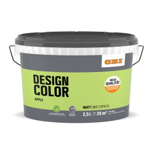 Eimer OBI Design Color Apfel, 2,5 l, matte, grüne Innenfarbe für Wände.