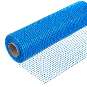 Blaues Dalsys Armierungsgewebe Universal, 2 Rollen à 15m, 105g/m², Glasfasergewebe für Putzträger.