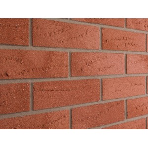 Elabrick Verblender Sahara, 7,1x24 cm, frostfest, für Innen & Außen. Detailansicht der Oberfläche.