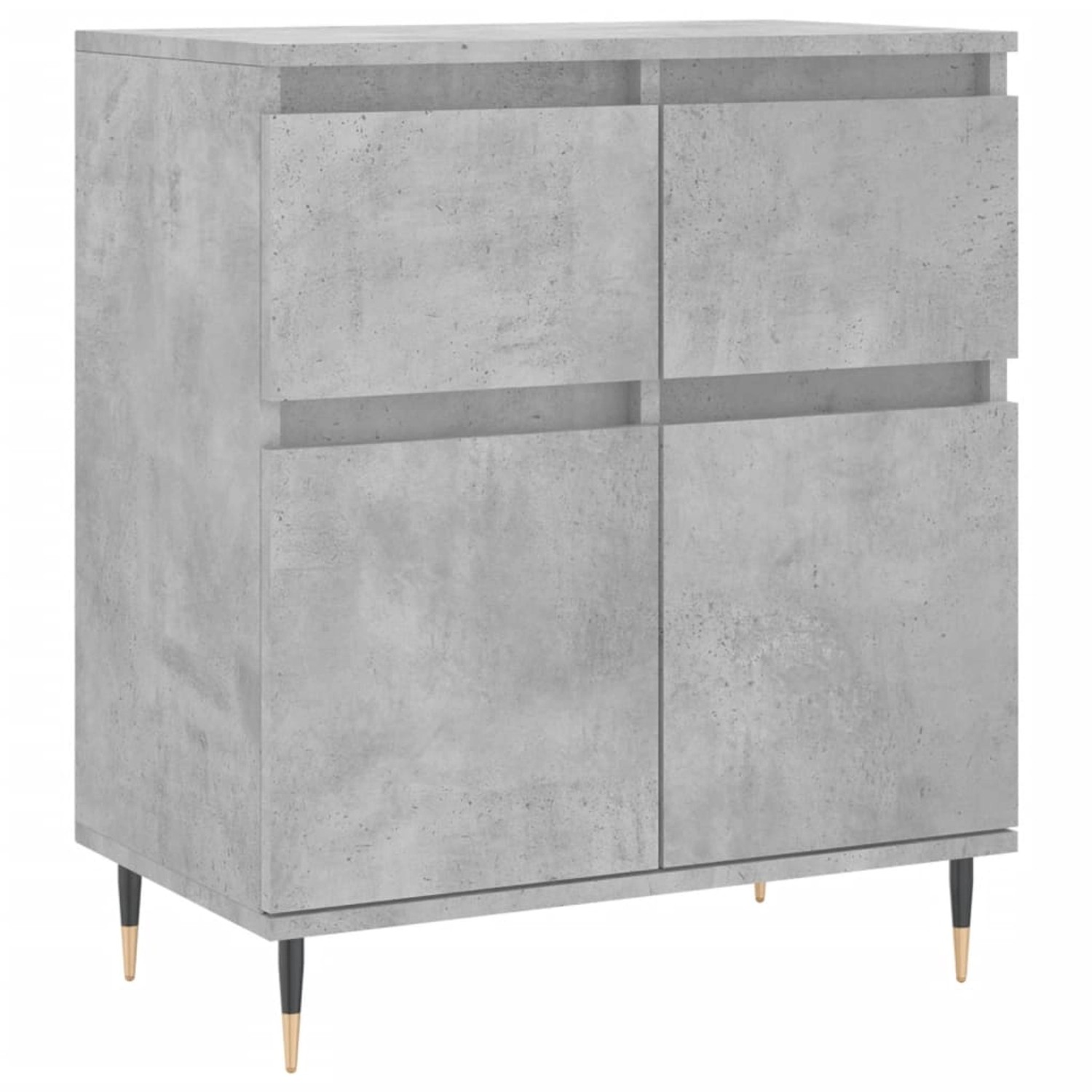 vidaXL Sideboard Betongrau 60x35x70 cm Holzwerkstoff 831112