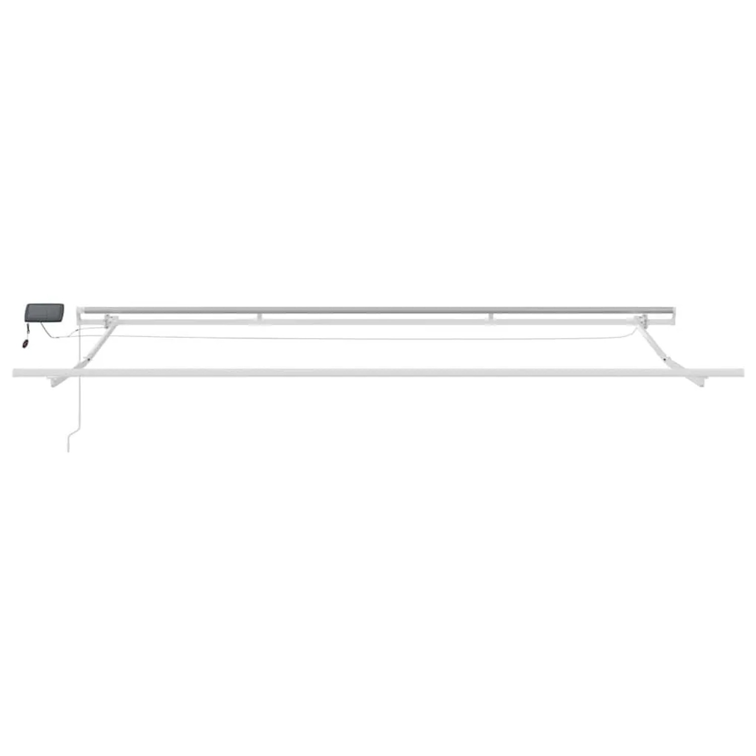 vidaXL Einziehbare Markise Mehrfarbig 450 x 300 cm Stoff und Stahl 3330928_8