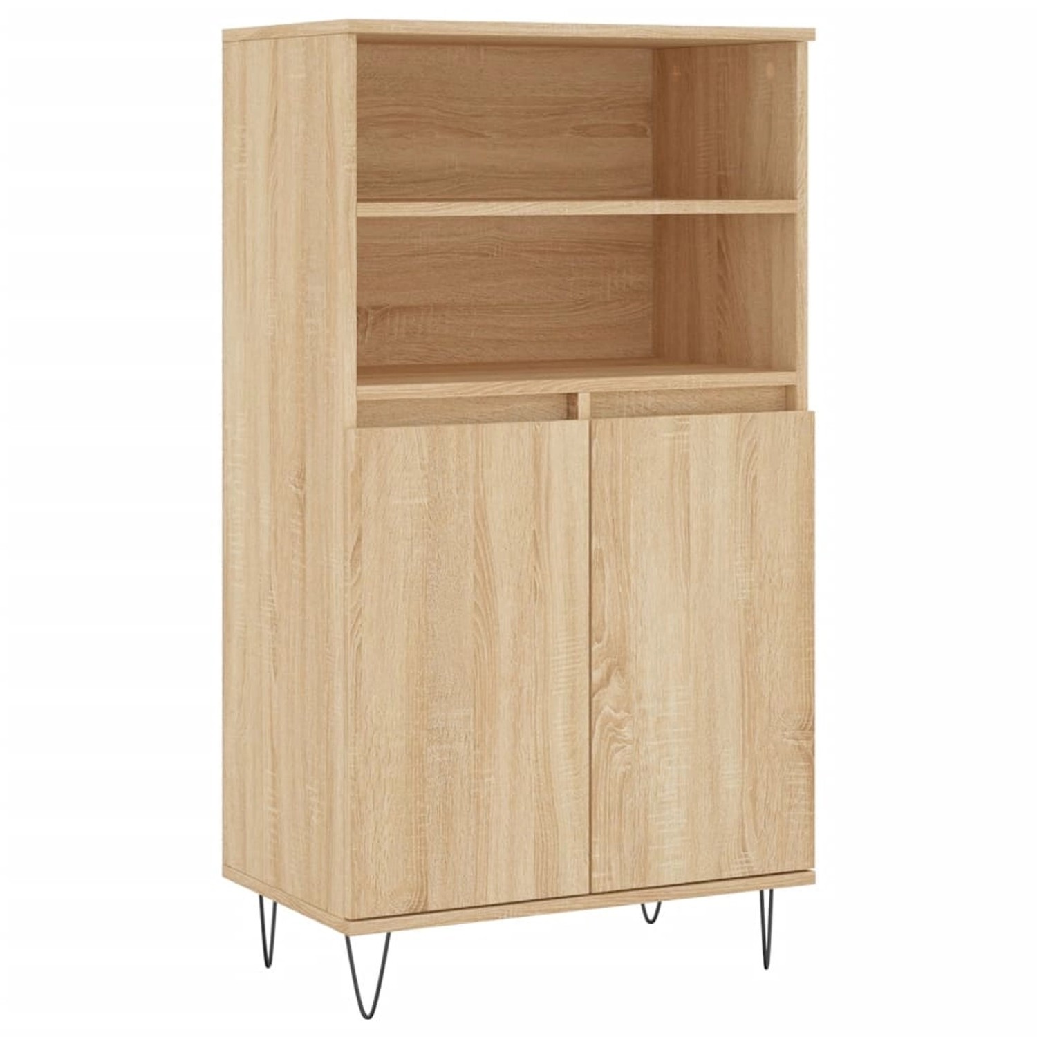 vidaXL Highboard Sonoma-Eiche 60x36x110 cm Holzwerkstoff 831487 günstig online kaufen