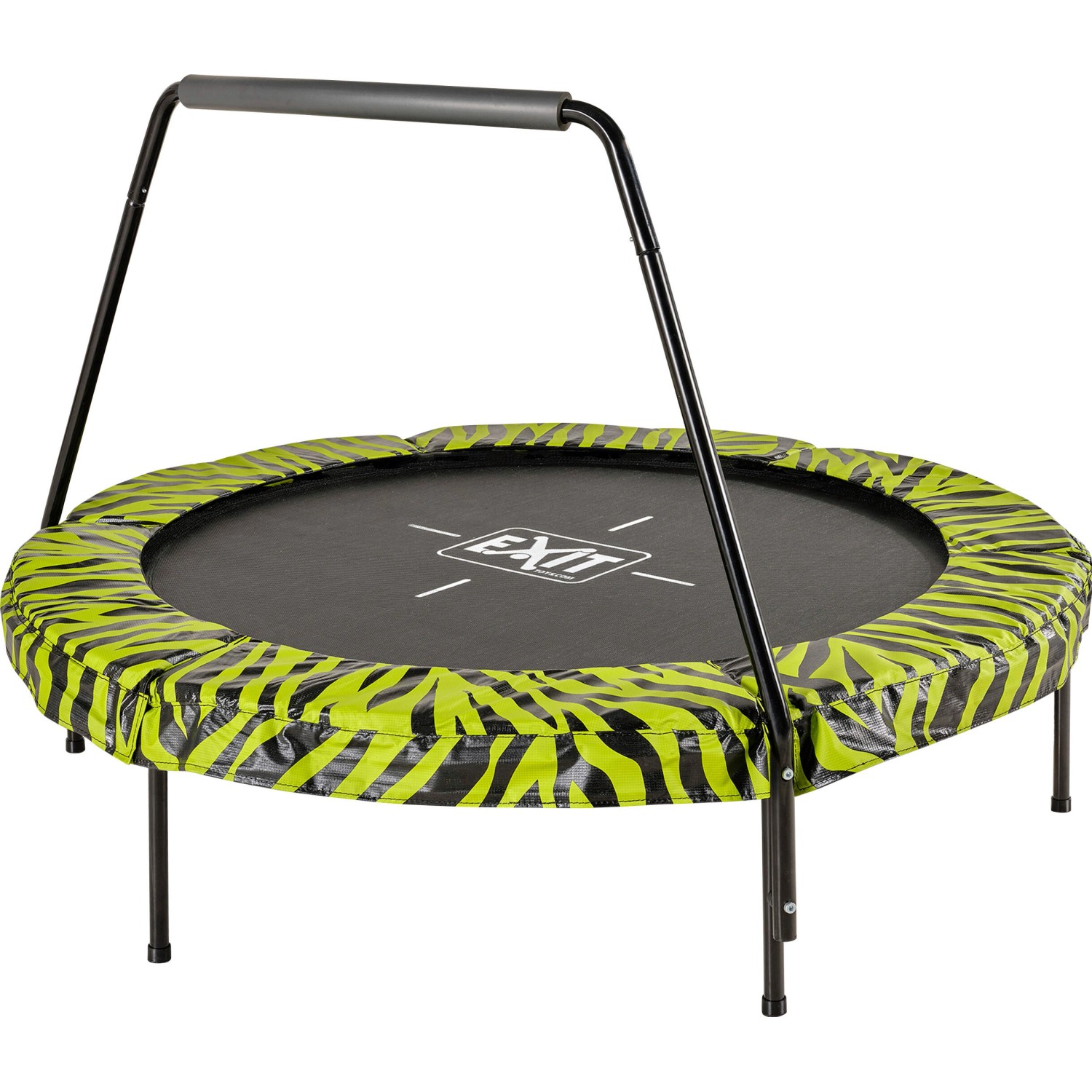 EXIT Tiggy junior Trampolin Schwarz-Grün Ø140cm m. Bügel