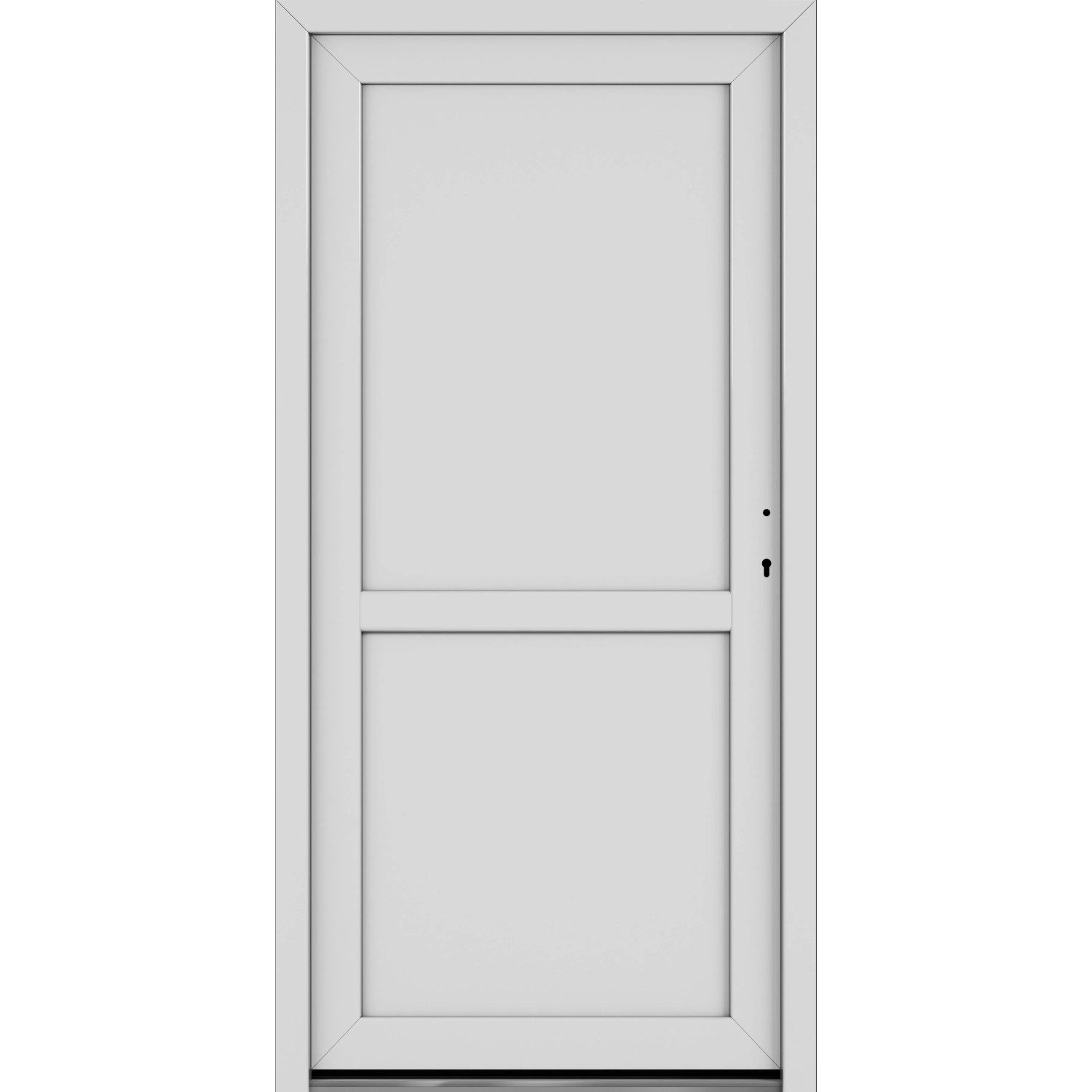 Roro Nebeneingangstür OKE 1150 Kunststoff Weiß 98 cm x 198 cm DIN R günstig online kaufen