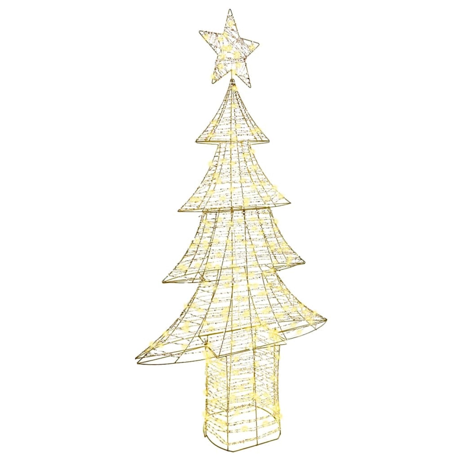 vidaXL Weihnachtsbaum mit 240 LEDs Warmweiß 180 cm PET 42018990