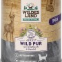 Dose Wildes Land Hunde-Nassfutter Wild Pur mit Distelöl, getreidefrei und hoher Akzeptanz.