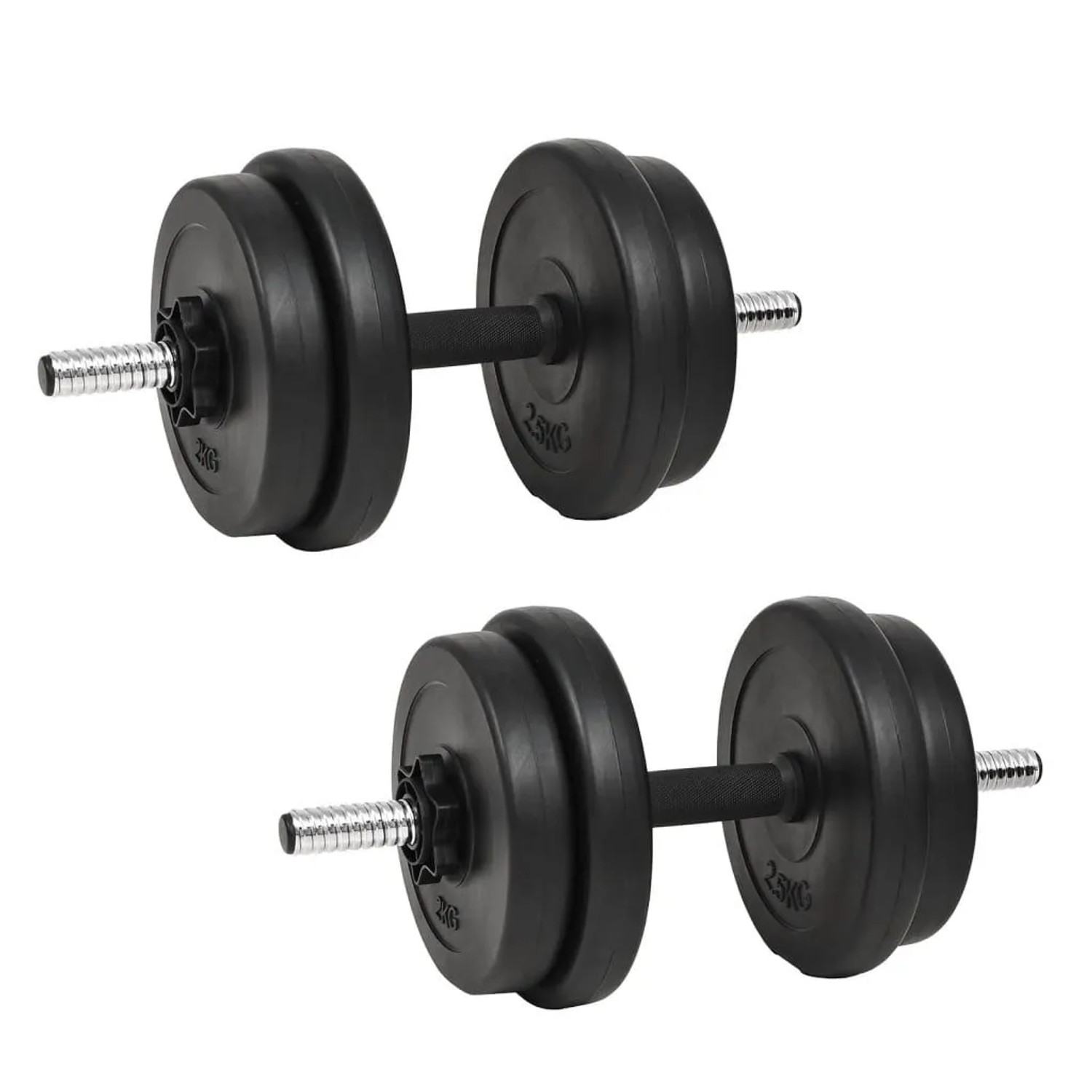 vidaXL Kurzhantel mit Gewichten 40 kg 3145016