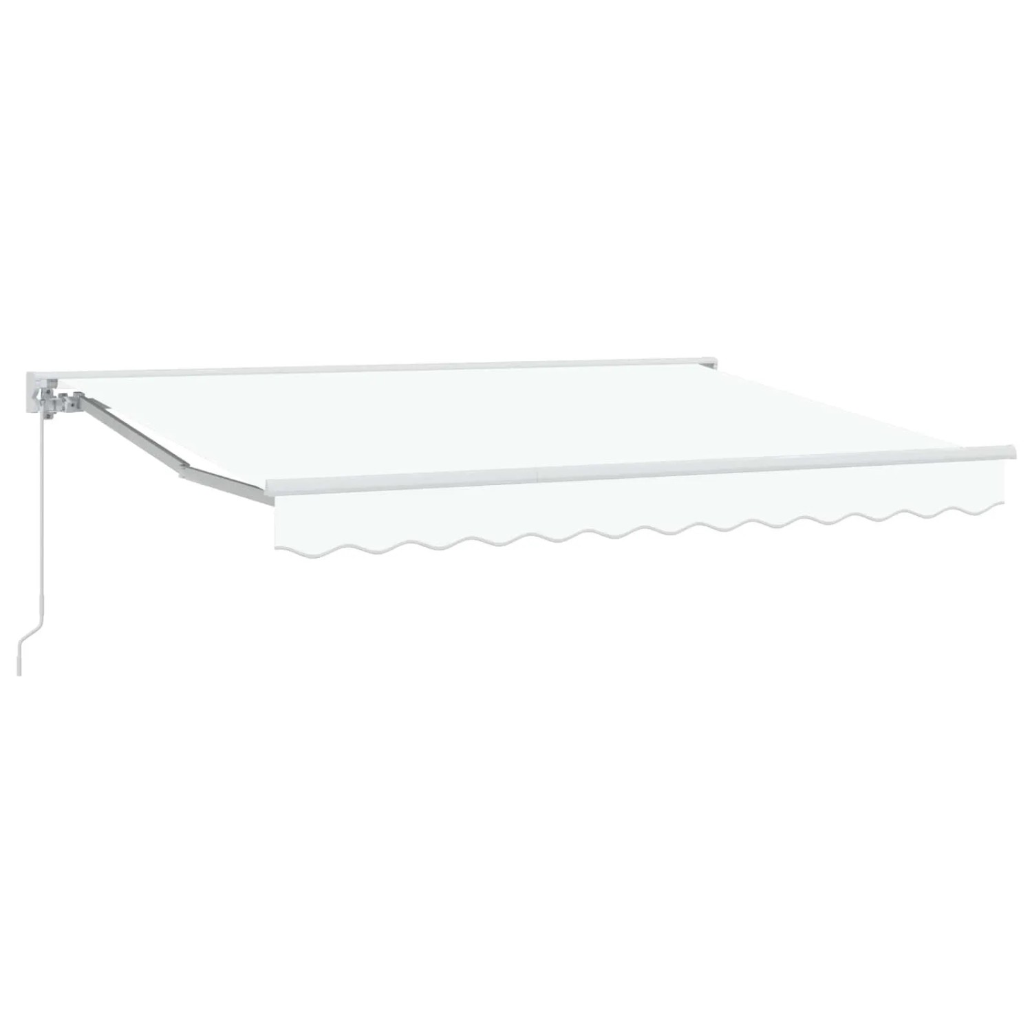 vidaXL Manuell Einziehbare Markise Weiß 3 x 2,5 m 3420225
