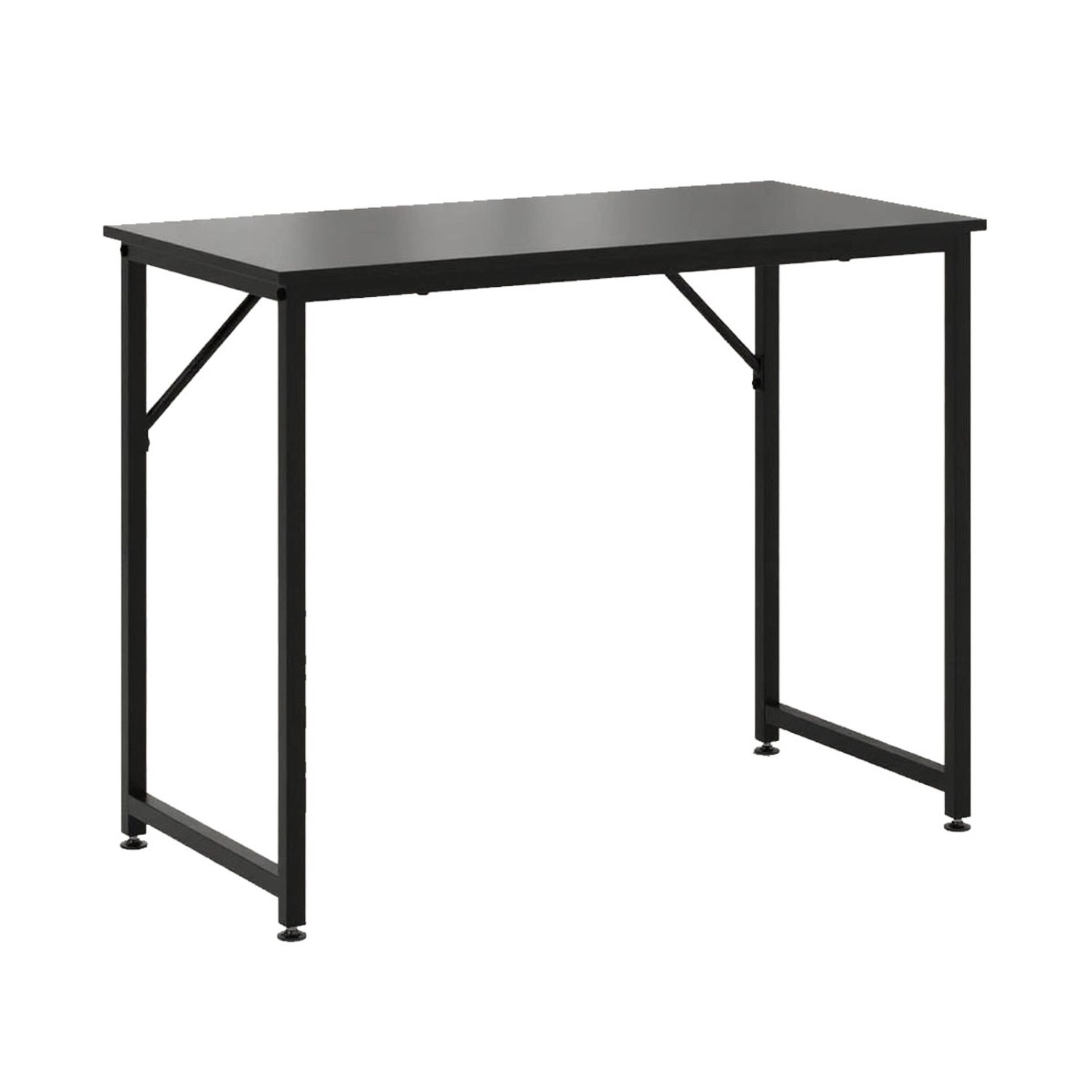 Costway Schreibtisch 100 x 50 x 77 cm Schwarz günstig online kaufen