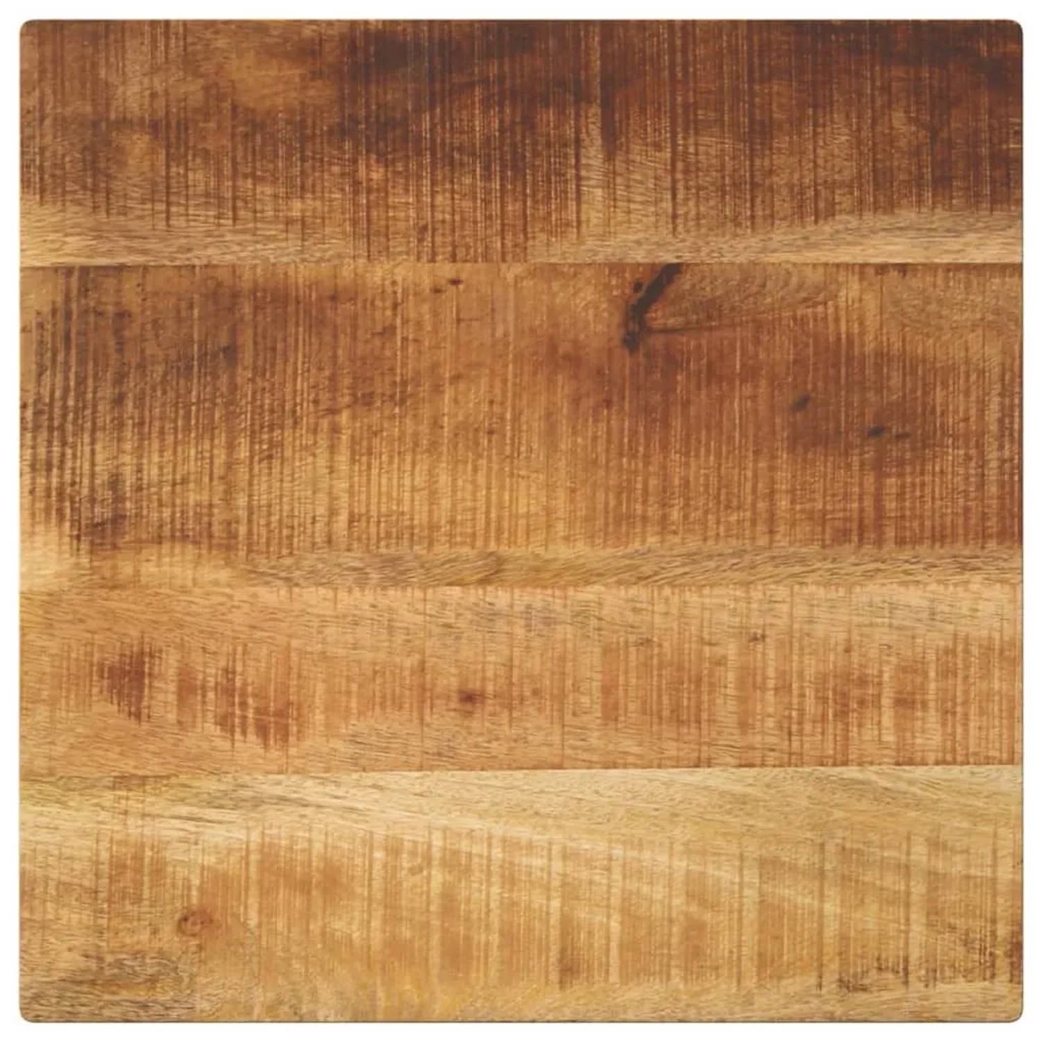 vidaXL Tischplatte 40x40x2,5 cm Quadratisch Raues Massivholz Mango 371303
