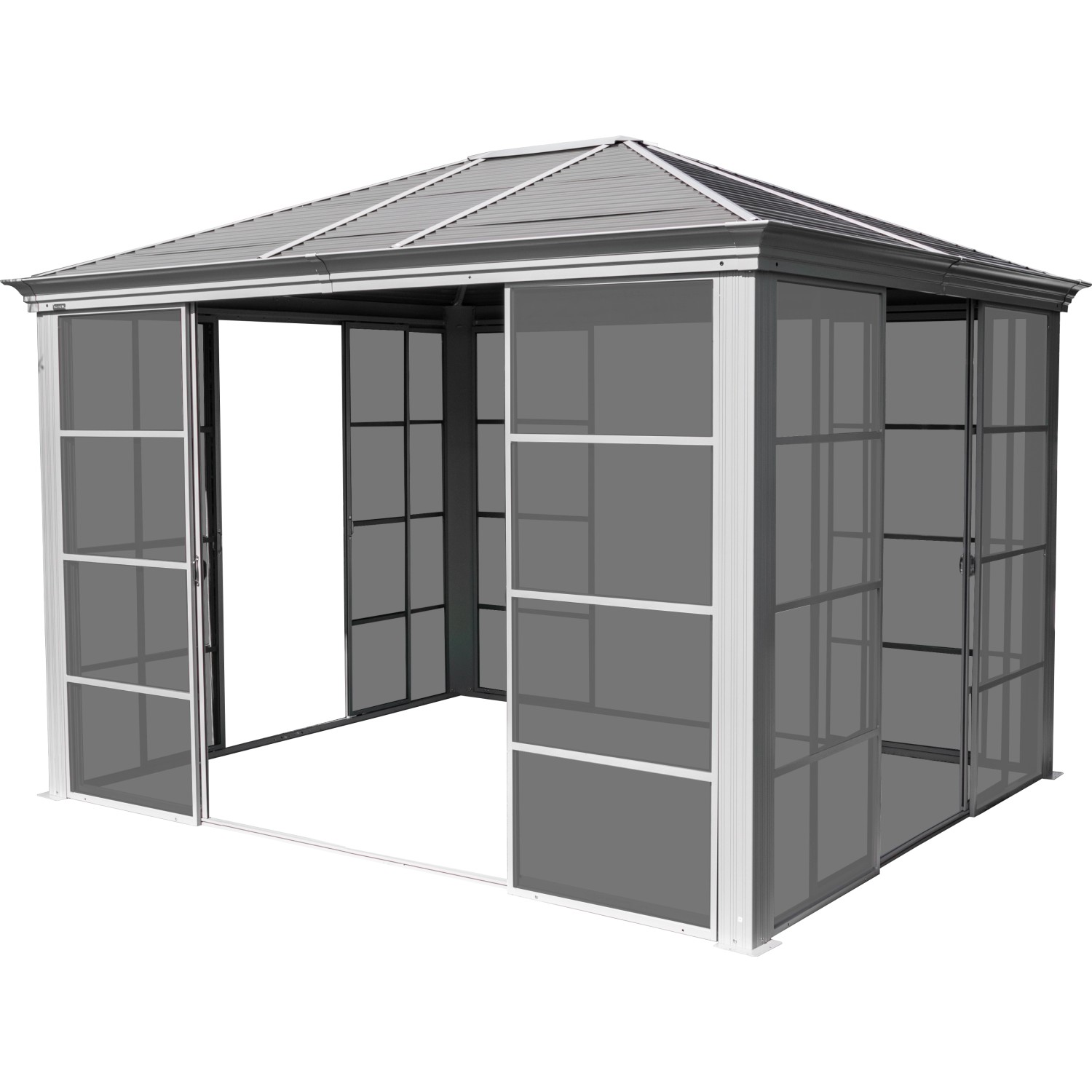 Sojag Aluminium Pavillon Striano 10 x 12 Champagner 298 cm x 362 cm x 283 cm