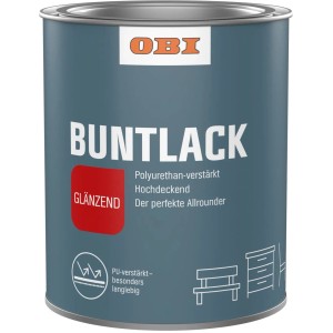 OBI PU Buntlack Schiefergrau glänzend 375 ml